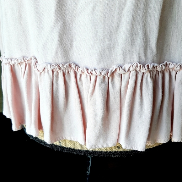 ANTHROPOLOGIE CLOTH & STONE PINK TOP - Picture 6 of 8